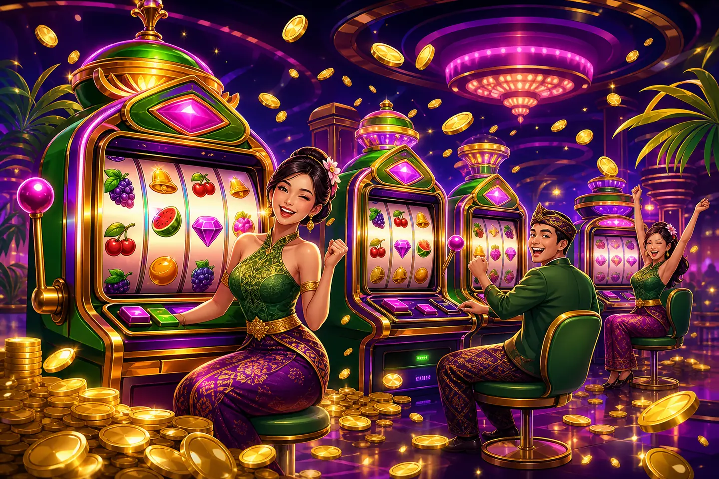 Ilustrasi konsep Juraganslot